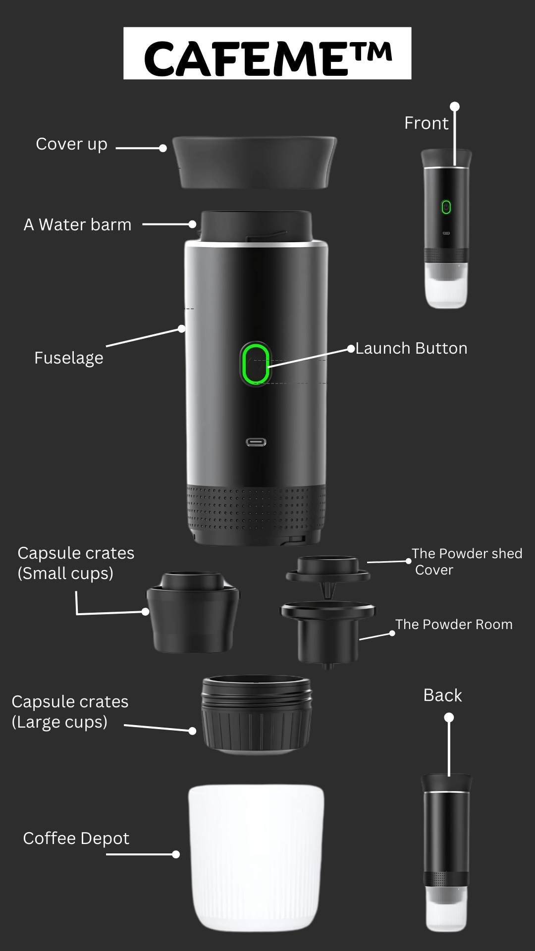 CAFEME™ Portable Espresso Maker