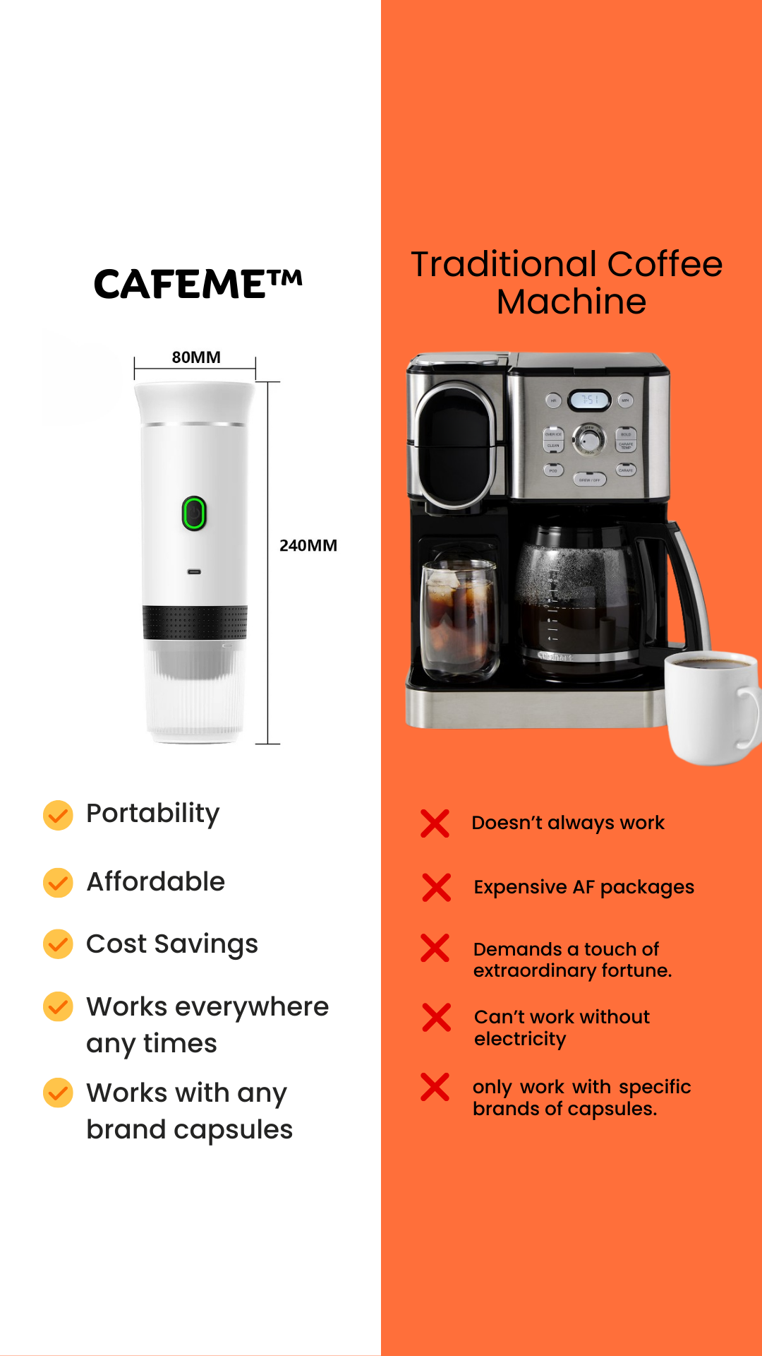 CAFEME™ Portable Espresso Maker